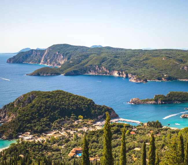 Corfù | Il paesaggio sul Mar Ionio