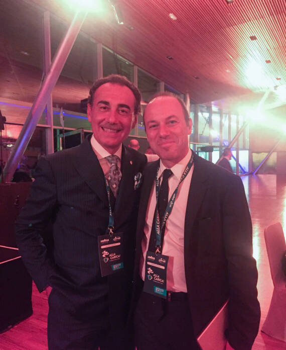 Con Giuseppe Lavazza