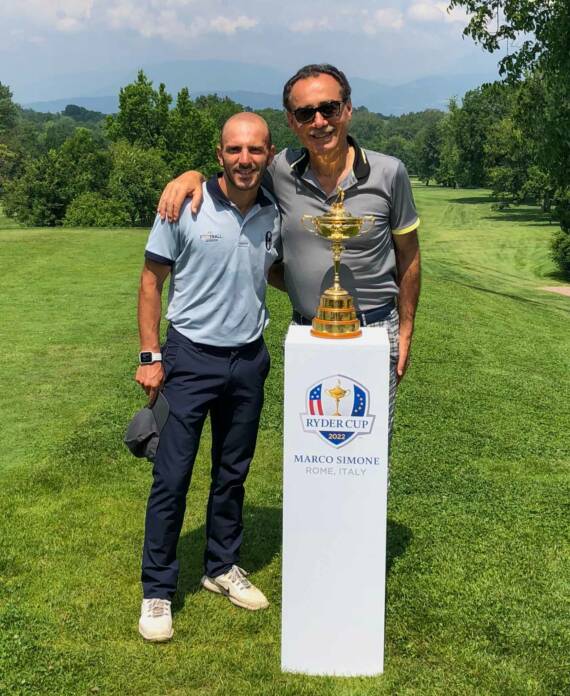 Zio Mike con il calciatore Alessandro Rosina