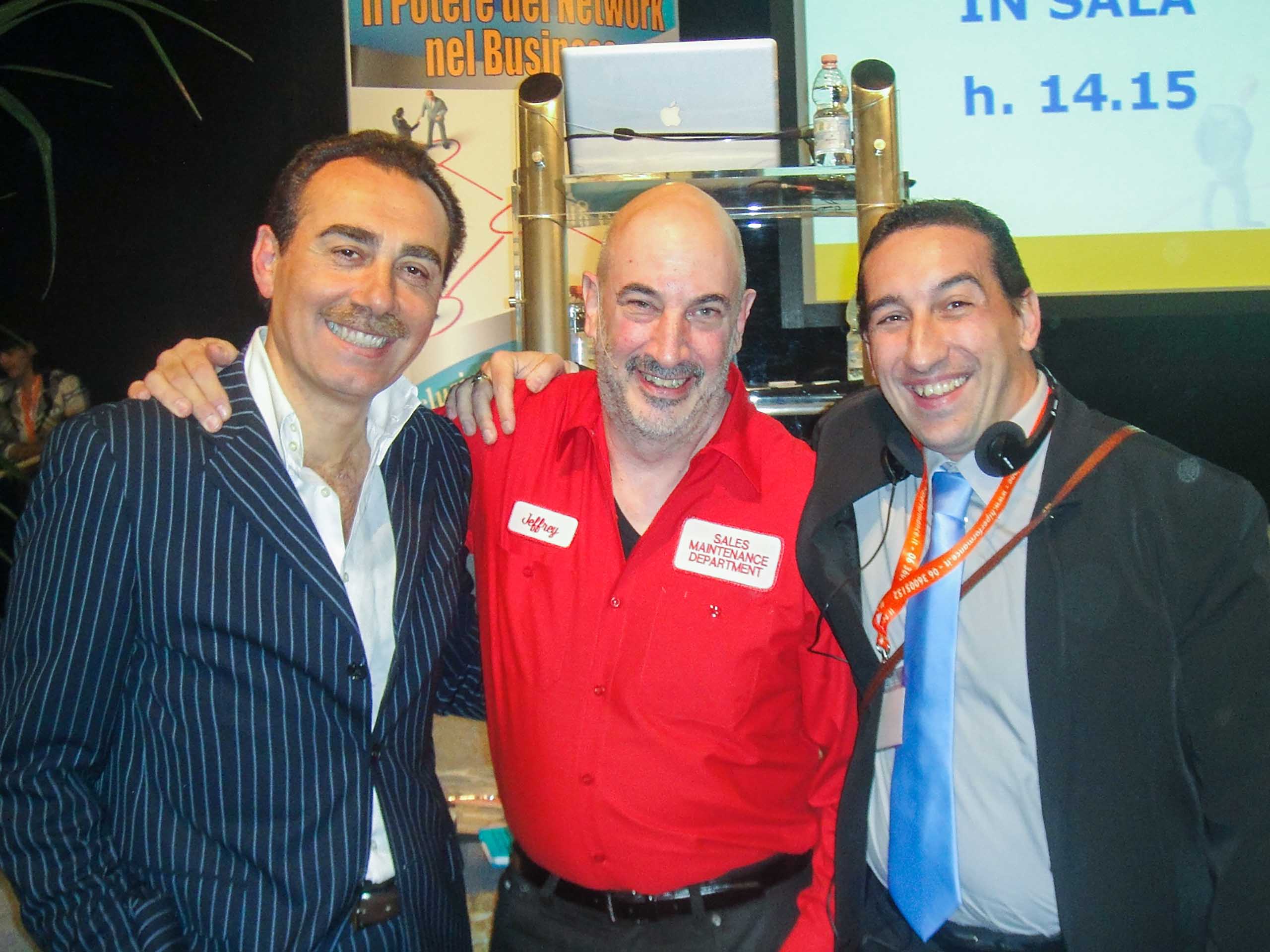 Michele Tribuzio con Jeffrey Gitomer